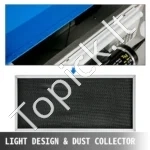 Juvelyro Poliruoklis su Dulkių Surinkėju (200 W) ir Šviesa – 0–8000 RPM Reguliavimas - Image 4