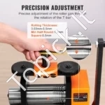 Juvelyro Rankinis Valcavimo Presas 3-in-1: 75 mm Pločio, Reguliavimas nuo 0.03 iki 6.5 mm - Image 3