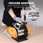 Juvelyro Rankinis Valcavimo Presas 3-in-1: Mini Modelis 45 mm Pločio, Reguliavimas 0–6 mm - Image 4