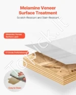 Kompaktiška Pakabinama TV Spintelė (120 cm) - Image 5