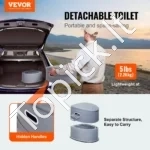 Kompaktiškas Kempingo Tualetas (Sausas) Su Papildomomis Funkcijomis, 5 L - Image 2