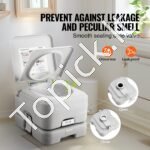 Kompaktiškas Nešiojamas Kempingo Tualetas 12 L (Atliekų Talpa) - Image 4