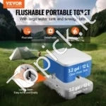 Kompaktiškas Nešiojamas Kempingo Tualetas 12 L (Atliekų Talpa) - Image 2