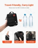 Kompaktiškas Pirmosios Pagalbos Rinkinys (250 dalių), 600D Nailonas - Image 5