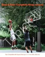 Krepšinio Stulpo (Polo) Apsaugos Paminkštinimas: 163 cm Aukščio, 50 mm Storio - Image 3