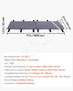 Krepšinio Stulpo (Polo) Apsaugos Paminkštinimas: 180 cm Aukščio, 30 mm Storio - Image 7