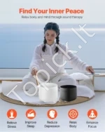 Krištolinių Dainuojančių Dubenelių Rinkinys (2 vnt.), 20,3 cm (A nata) ir 25,4 cm (F nata) - Image 2