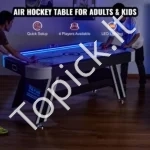 LED Oro Ritulio Stalas 183 cm, Elektroninis Skaičiavimas, Su 2 Ritulio Mušikliais (Pushers) ir 2 Rituliais (Pucks) - Image 2