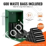 Lauko Šunų Atliekų Šalinimo Stotelė su Maišelių Dalytuvu, 600 Maišelių Komplekte - Image 2