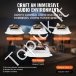 Lubinis Garsiakalbis 150W, Įmontuojamas (190 x 86 mm), Su Bluetooth - Image 5