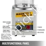 Magnetinė Juvelyro Poliravimo Mašina (250 W) su 185x130 mm Būgnu – 1400–2000 RPM - Image 3