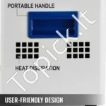 Magnetinė Juvelyro Poliravimo Mašina (250 W) su 185x130 mm Būgnu – 1400–2000 RPM - Image 4