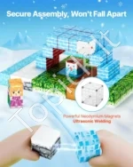 Magnetiniai Konstravimo Blokeliai „Ledynų Pilis“ , 150 Dalių - Image 3