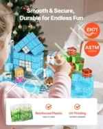 Magnetiniai Konstravimo Blokeliai „Ledynų Pilis“ , 150 Dalių - Image 5