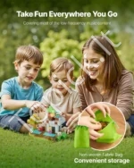 Magnetiniai Konstravimo Blokeliai „Miško Pilis“, 150 Dalių Rinkinys, Stiprūs Magnetai - Image 6