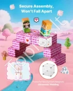 Magnetiniai Konstravimo Blokeliai „Princesės Pilis“, 100 Dalių Rinkinys - Image 3