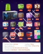 Magnetiniai Konstravimo Blokeliai „Tamsos Pilis“ , 150 Dalių Rinkinys, Stiprūs Magnetai - Image 7