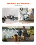 Meškerių Stovas su Ratukais 15 Vnt. Lazdoms, 117,7 cm x 43,3 cm x 108,7 cm, iš Legiruotojo Plieno - Image 6