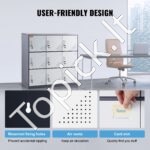 Metalinė Daiktų Spintelė Su 9 Skyriais, 90x45x94 cm, 30 kg / Skyrius - Image 4