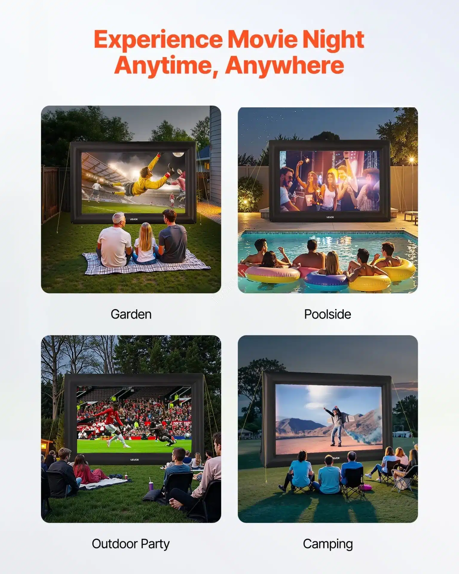 Milžiniskas Pripučiamas Lauko Kino Ekranas Baltas,  HD 169 5130 x 3300 mm topick (5) Milžiniškas Pripučiamas Lauko Kino Ekranas Baltas,  HD 16:9 5130 x 3300 mm - Image 6