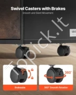 Mobili Rakinama Dokumentų Spintelė su Atviromis Lentynomis Ruda/Juoda – 93 x 40 x 63,5 cm - Image 7