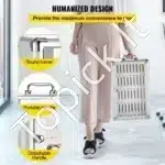 Mobiliųjų Telefonų Laikymo Spintelė Su 36 Skyriais Ir Raktu, Sieninė, 32 x 20 x 51 cm, Aliuminio Lydinio, Sidabrinė - Image 6