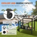 Mobilus Griliaus / Krosnelės Stalas 1000x640x835 mm Nerūdijantis Plienas - Image 4