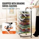 Mobilus Meno Džiovinimo Stovas (25 Lentynos), 423 x 317 mm Lentynos - Image 4