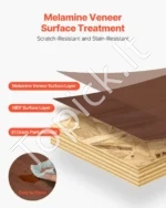 Moderni TV Komoda su Stumdomomis Durelėmis, 152 cm Ilgio - Image 5