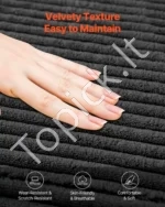 Modulinė Sofa L Formos Lounge stiliaus, 265x165x57 cm, Juodas Kordas, Didelės Apkrovos - Image 5