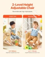 Montessori Medinis Konvertuojamas Mokymosi Bokštelis, Staliukas ir Kėdutė 3-in-1 - Image 4