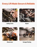 Motociklo Stovas/Keltuvas iki 498 kg, Neslystantis, 39 x 40,5 x 40,5 cm - Image 4