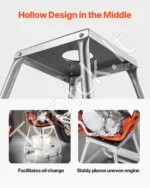 Motociklo Stovas/Keltuvas iki 498 kg, Neslystantis, 39 x 40,5 x 40,5 cm - Image 3