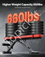 Multifunkcinis Reguliuojamas Sulankstomas Treniruočių Suoliukas, 138 cm x 30,5 cm x 43 cm, iki 300 kg - Image 2