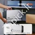 Nešiojama Airbrush Dažymo Kabina su Dvigubais Ventiliatoriais, 405 x 330 x 355 mm - Image 4