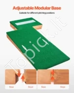 Nešiojama Beisbolo/Softbolo Mėtimo Platforma,Su Dirbtine Žole - Image 5