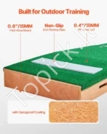 Nešiojama Beisbolo/Softbolo Mėtimo Platforma,Su Dirbtine Žole - Image 2