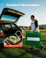 Nešiojama Beisbolo/Softbolo Mėtimo Platforma,Su Dirbtine Žole - Image 3