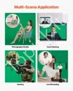 Nešiojamas Reguliuojamas Foto Studijos Fonas (Fotostendas) Su Trikojais – 154×198 cm Maksimalus Dydis - Image 6