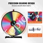 Nešiojamas Stalo Laimės Rato Žaidimas su 14 Segmentų, 601 mm Skersmuo - Image 2