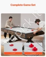 Oro Ritulio Stalas (Air Hockey) 214 cm, Medinės Apdailos,Elektroninis Skaičiavimas, MDF/Geležis - Image 5