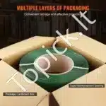 PET Poliesterio Juosta Sunkiems Kroviniams , 1200 m Ilgio, 15,9 mm Pločio, 0,8 mm Storio – Jėga Iki 450 kg, Žalia - Image 5