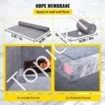 Pasidaryk Pats Dušo Hidroizoliacijos Rinkinys su PVC Flanšu  96,5 cm x 152,4 cm - Image 4