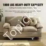 Patvarus Medinis Transportavimo Vežimėlis, 454 kg, su 4 Sukamaisiais Ratukais, 76,2×45,7×13 cm - Image 5