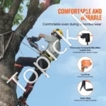 Pilnas Medžių Lipimo Rinkinys su Saugos Diržu, 33.5 – 43.2 cm Aukščio, Legiruotas Plienas, 158 kg Keliamoji Galia - Image 2