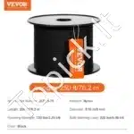 Pinta Nailono Virvė 5 mm x 76,2 m – Juoda, 3,2 kN Atsparumas, 32 Sruogos, Su Ritės Dėklu - Image 3