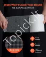 Plati Savaime Klijuojanti Gipso Kartono Juosta 12 vnt., Stiklo Pluošto Tinklelis, 150 mm x 30 m - Image 2