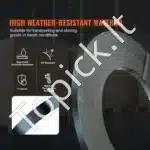 Plieninė Tvirtinimo Juosta Kroviniams (Rulonas), 500 m Ilgio, 19 mm Pločio, 0,55 mm Storio – Jėga Iki 770 kg! - Image 2