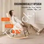 Pliušinis Supamas Krėslas,Pieno Baltumo, "Teddy" Audinys, 95 x 71,5 x 97 cm - Image 3