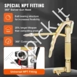 Pneumatinė Tepalo Pompa, 20 L talpa, 0.6–0.8 MPa, 410 x 325 x 820 mm - Image 2